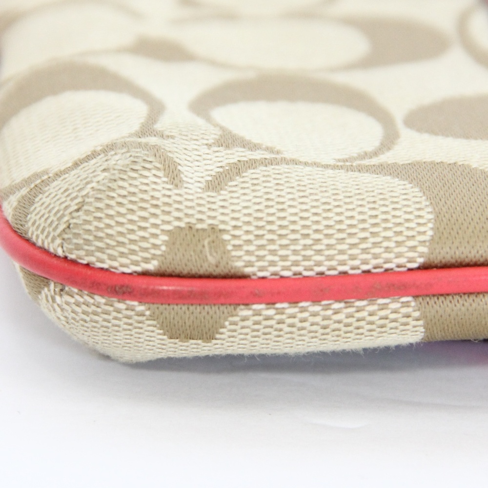 Coach Signature Logo Wristlet Clutch Travel bag - Picture 8 of 8